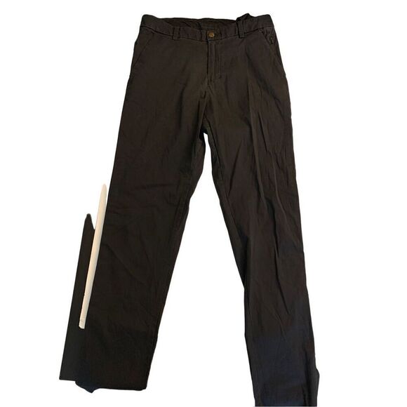 Lululemon Commission Pant Classic *Swift Cotton 34" men's black size 30 M5440S - Picture 2 of 6